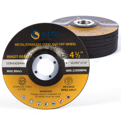 25PCS 4 1/2 Cut Off Wheel Grinder Blades 4-1/2" x .045 x 7/8" Cutting Disc