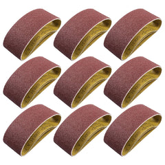20PCS 3x18 Sanding Belt Sanding Belts (3 Each of 60, 80, 120,150,240,400 Grits, 2 of 40 Grits)