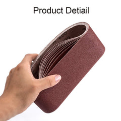 20PCS 3x18 Sanding Belt Sanding Belts (3 Each of 60, 80, 120,150,240,400 Grits, 2 of 40 Grits)
