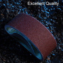 20PCS 3x18 Sanding Belt Sanding Belts (3 Each of 60, 80, 120,150,240,400 Grits, 2 of 40 Grits)