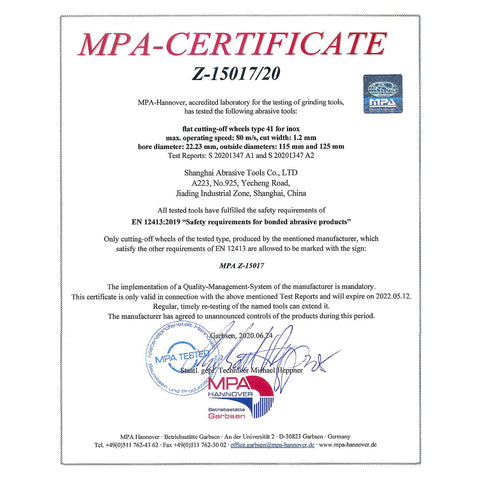 S SATC Cutting Wheel 50 PCS Cut Off Wheel 4.5"x.040"x7/8" Cutting Disc Ultra Thin Metal & Stainless Steel