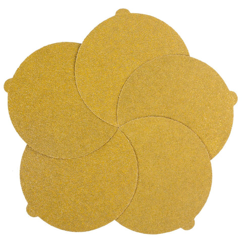 S SATC 50 Pcs 6 Inch PSA Sanding Discs 40 Grit Sandpaper Adhesive Sandpaper Discs for Woodworking, Metalworking, and More