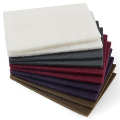 S SATC 6" x 9" 10 Pack General Purpose Scuff Pads,2 Each Maroon,Gray,Gold,Purple and White Scuff Pads for Scuffing,Scouring,Sanding,Paint Primer Prep Adhesion Scratch for Automotive Restoration
