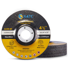 4-1/2 Grinding Disc 5PCS 120 Grit Metal Grinding Wheels for Angle Grinders