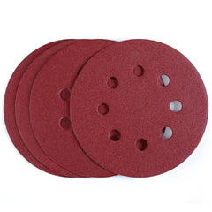 150 PCS Sanding Discs 5-Inch 8-Hole Aluminum Oxide Sandpaper for Woodworking Hook and Loop Adhesive for Random Orbital Sander