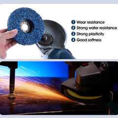 Strip Disc Blue 5” x 7/8” Stripping Wheel Premium Silicone Carbide Strip Disc for Angle Grinder-5 PCS