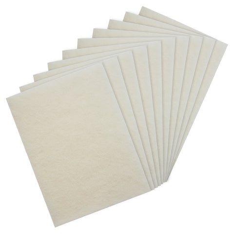 S SATC 6" x 9" White Light Duty General Purpose Scuff Pads,10 Pack Automotive Scotch Brite Pads for Scuffing,Scouring,Sanding,Paint Primer Prep Adhesion Scratch for Woodworking,Automotive Restoration