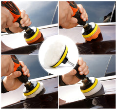 Car Foam Drill Polishing Pad Kit 22 PCS 3Inch Buffing Pads