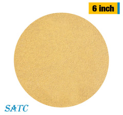 SATC 100 PCS PSA Sanding Discs 6 Inch 80 Grit Aluminum Oxide